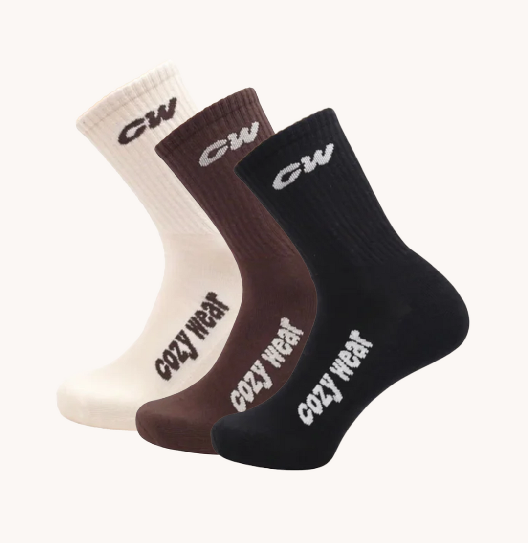 COZY WEAR 3 PACK SOCKS MULTICOLOR