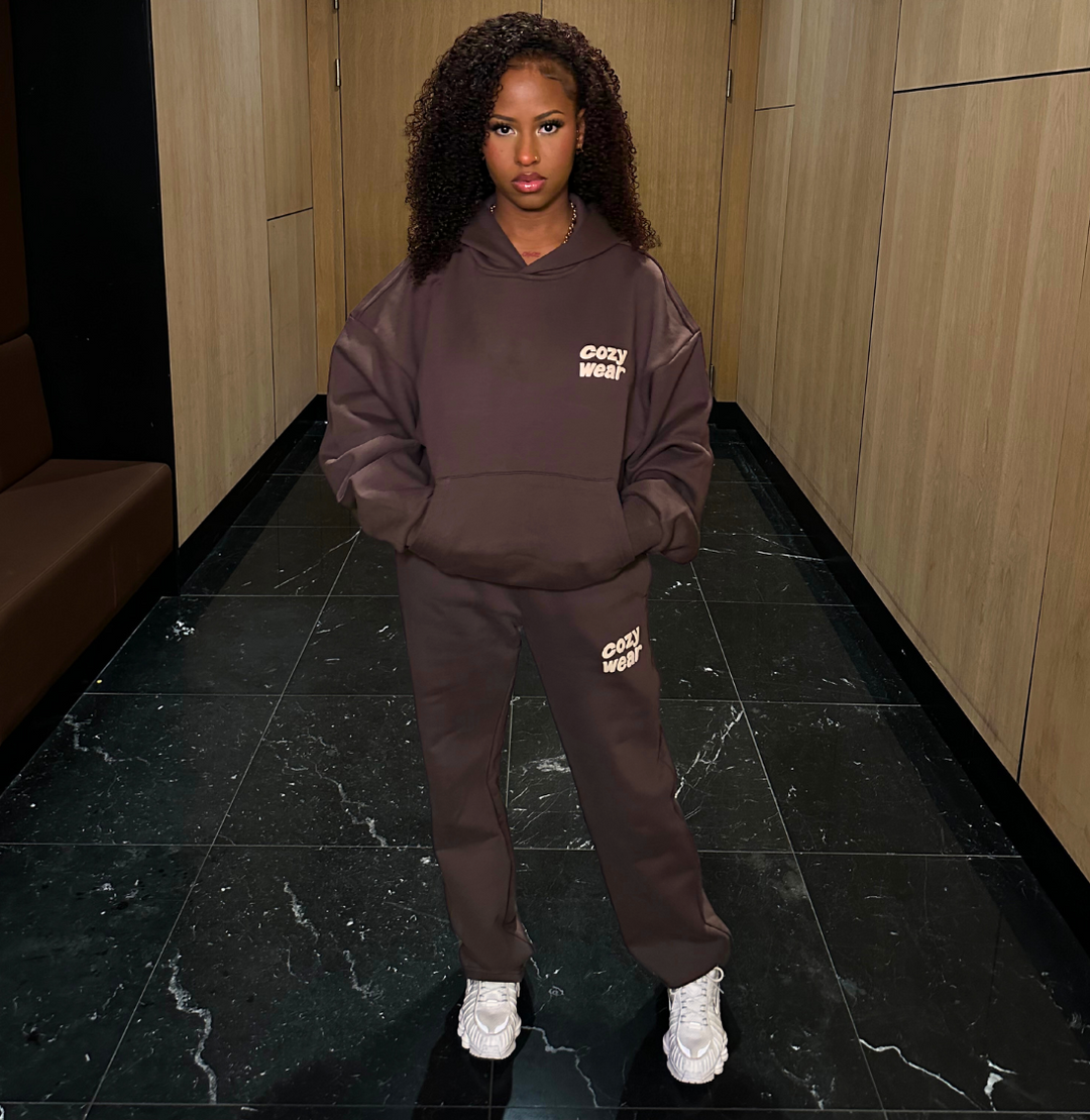 COZY WEAR CACAO BASIC SWEATPANTS